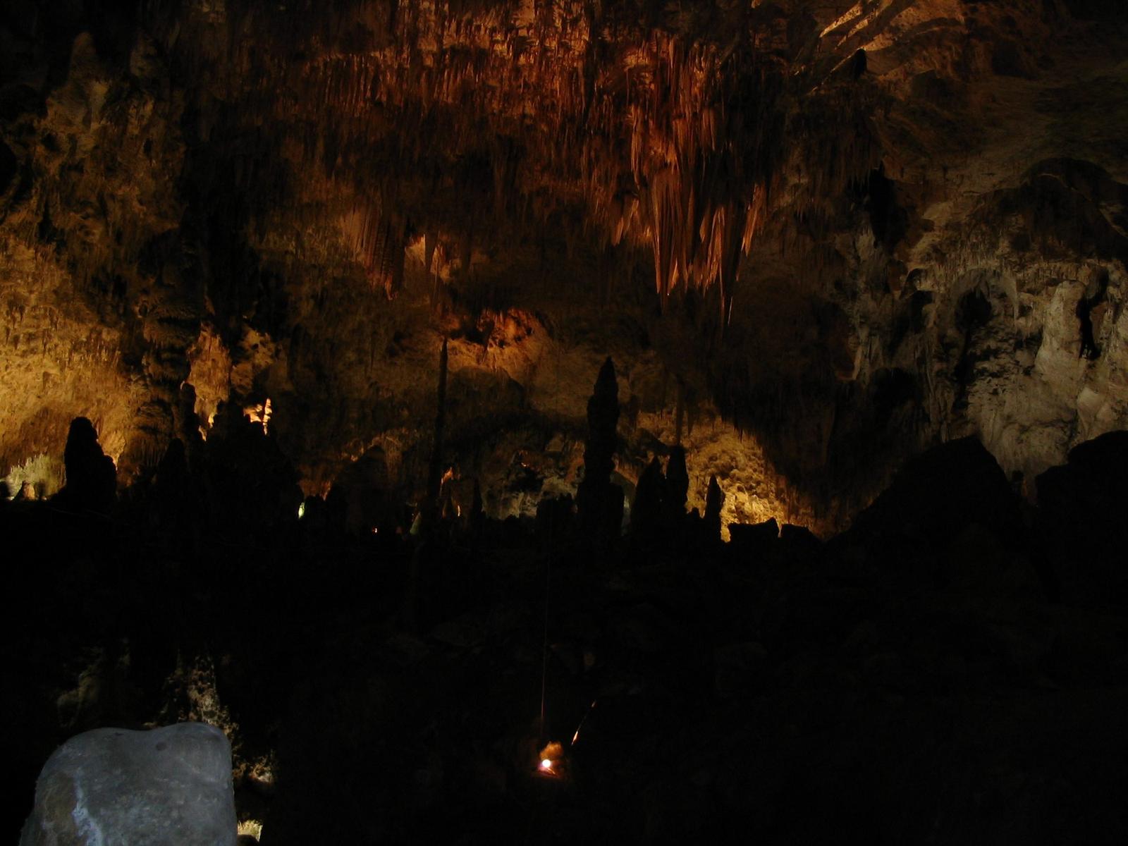 Formations inside Carlsbad Caverns, New Mexico